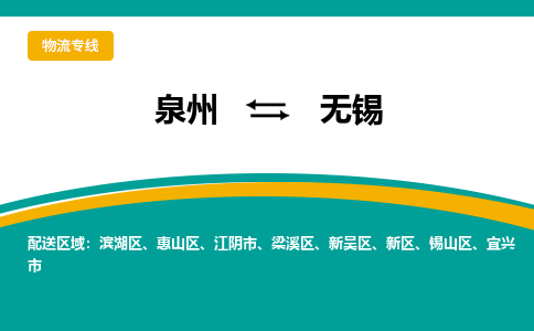 泉州到无锡物流公司|泉州到无锡专线（视线镇-均可）