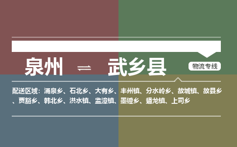 泉州至武乡县物流专线 泉州至武乡县物流公司