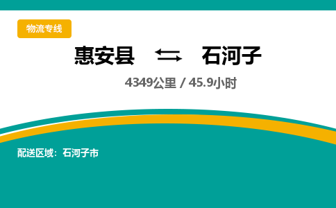 惠安县到石河子物流专线，集约化一站式货运模式